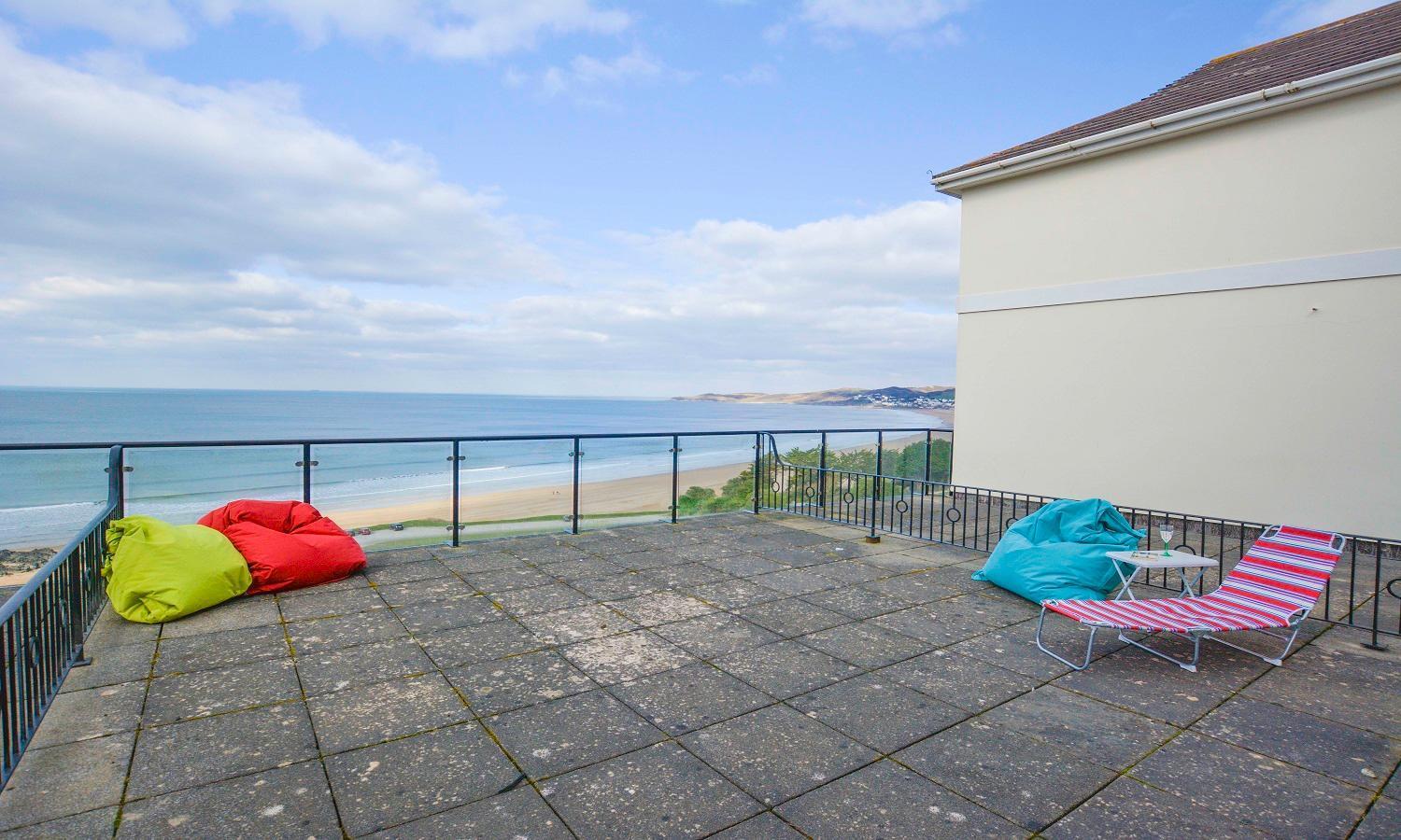 Clifton Court Apt 16 With Indoor Heated Pool & Sea Views Croyde Kültér fotó